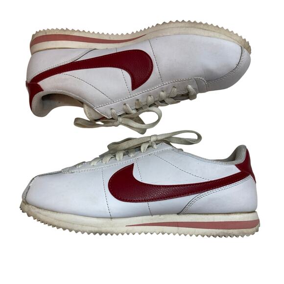 Nike Women’s Cortez Leather Heritage Retro Wedge Trainer Running Sneaker Shoes - Picture 1 of 10